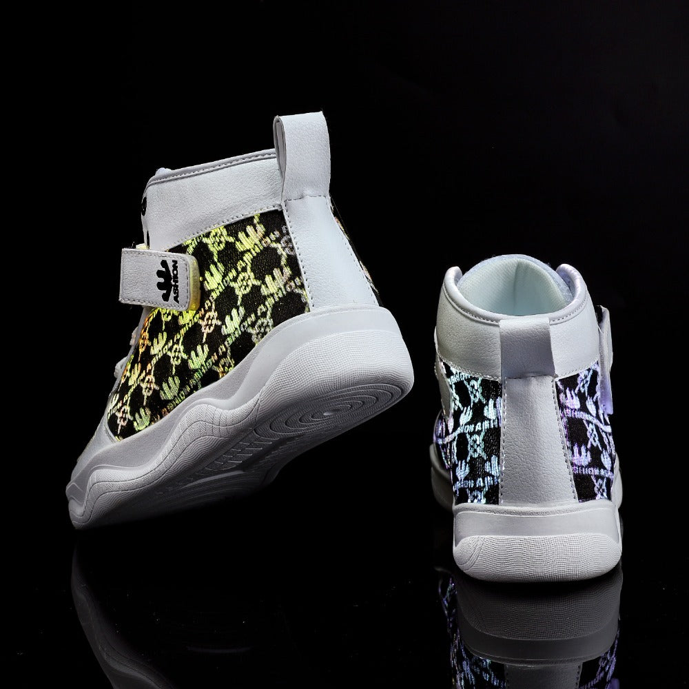 Glowing Sneakers USB Rechargeable Unisex Party Shoes