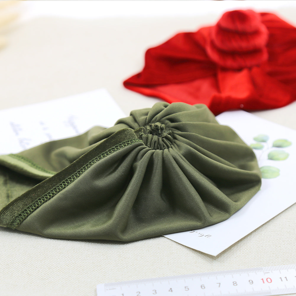 Velour Baby Turban Knot Head Wrap