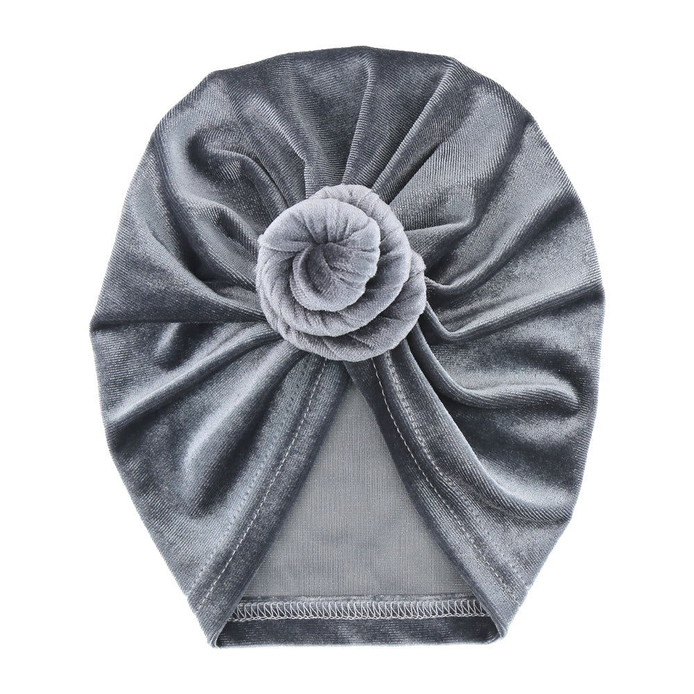 Velour Baby Turban Knot Head Wrap