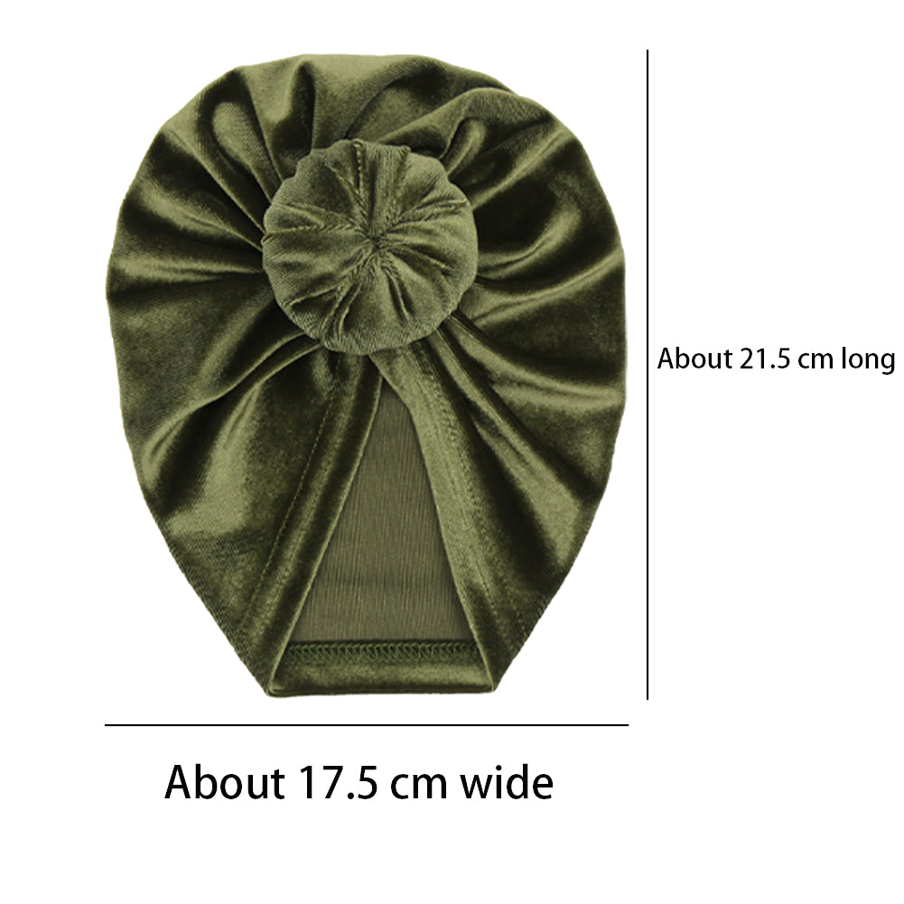 Velour Baby Turban Knot Head Wrap