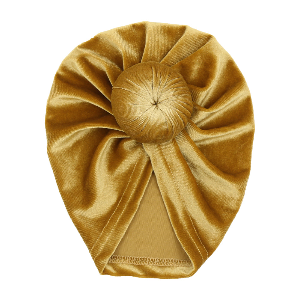 Velour Baby Turban Knot Head Wrap