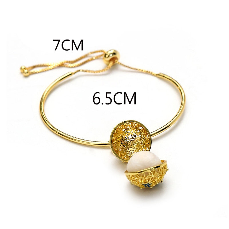 Mexican Chime Bracelet Ball Essential Oil Diffuser Aromatherapy Jewellery