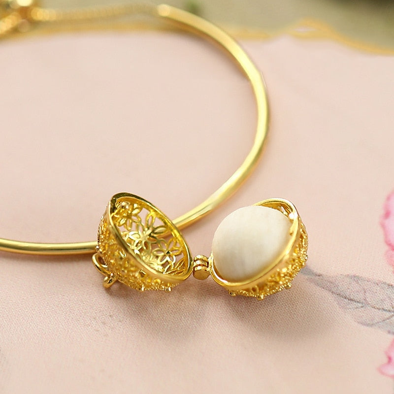 Mexican Chime Bracelet Ball Essential Oil Diffuser Aromatherapy Jewellery