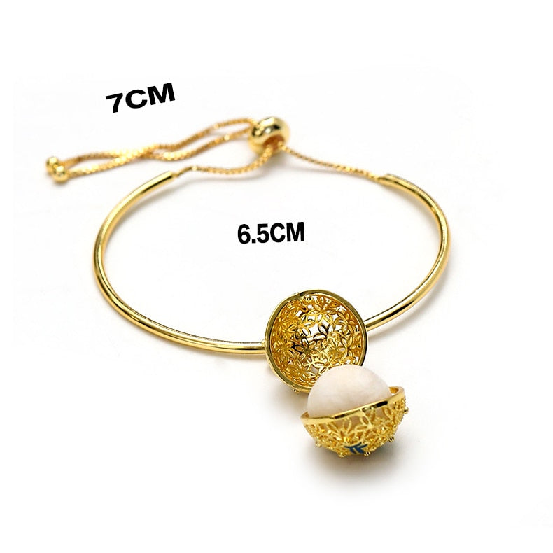 Mexican Chime Bracelet Ball Essential Oil Diffuser Aromatherapy Jewellery