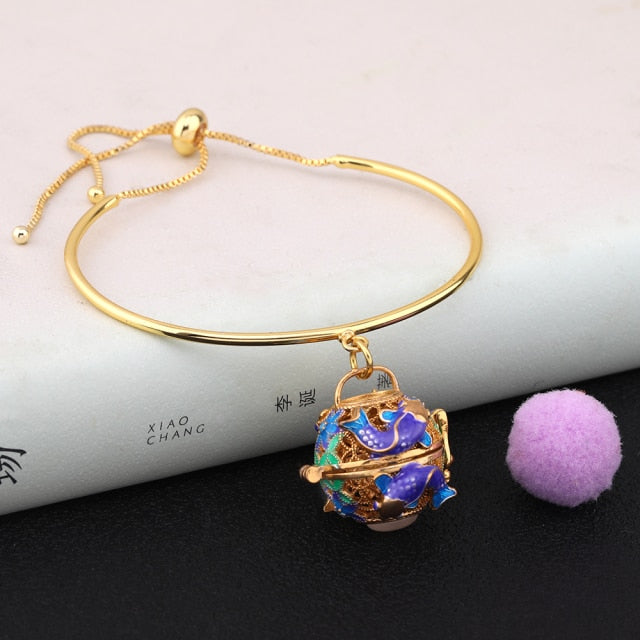 Mexican Chime Bracelet Ball Essential Oil Diffuser Aromatherapy Jewellery