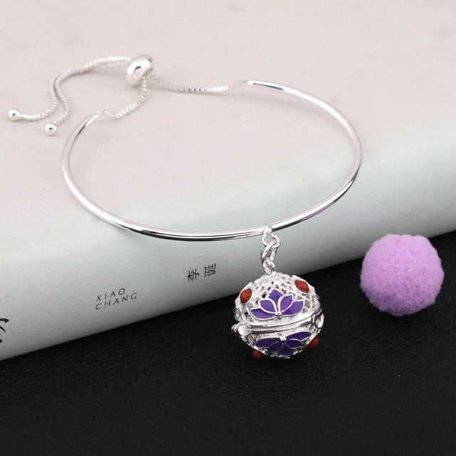 Mexican Chime Bracelet Ball Essential Oil Diffuser Aromatherapy Jewellery
