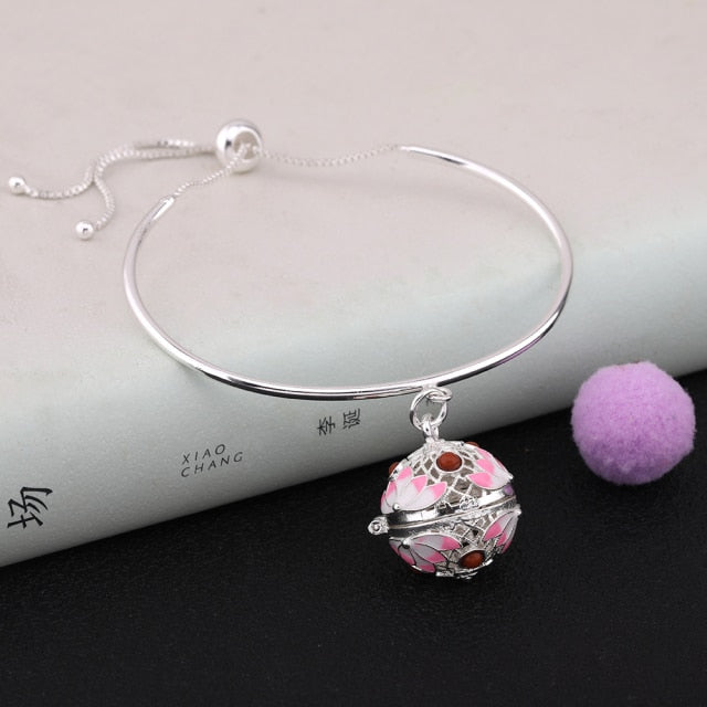 Mexican Chime Bracelet Ball Essential Oil Diffuser Aromatherapy Jewellery