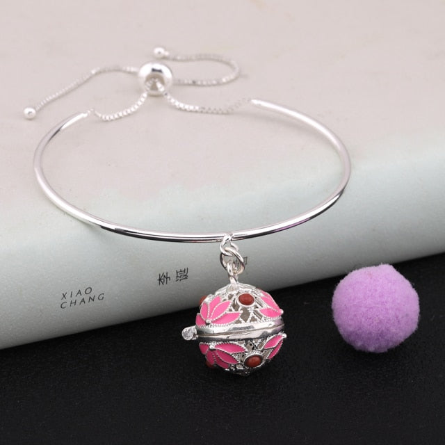 Mexican Chime Bracelet Ball Essential Oil Diffuser Aromatherapy Jewellery
