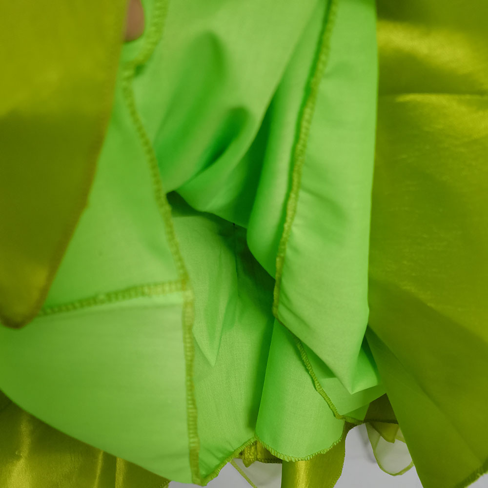 The Green Flower Fairy Tinkerbell Halloween Cosplay Girls Costume