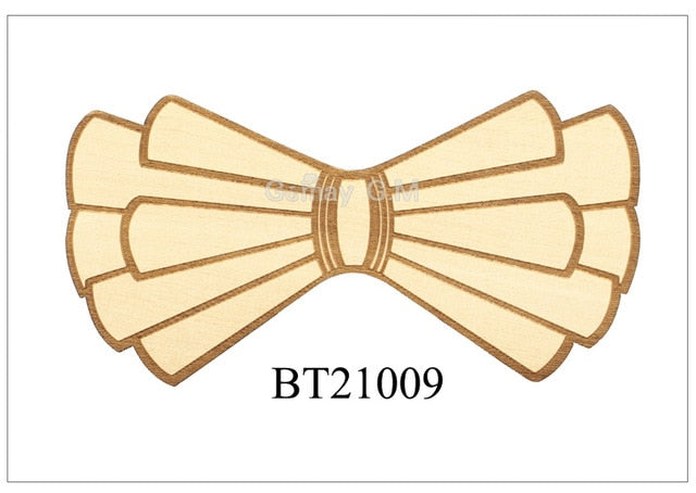 Plaid Wooden Bow Ties For Men