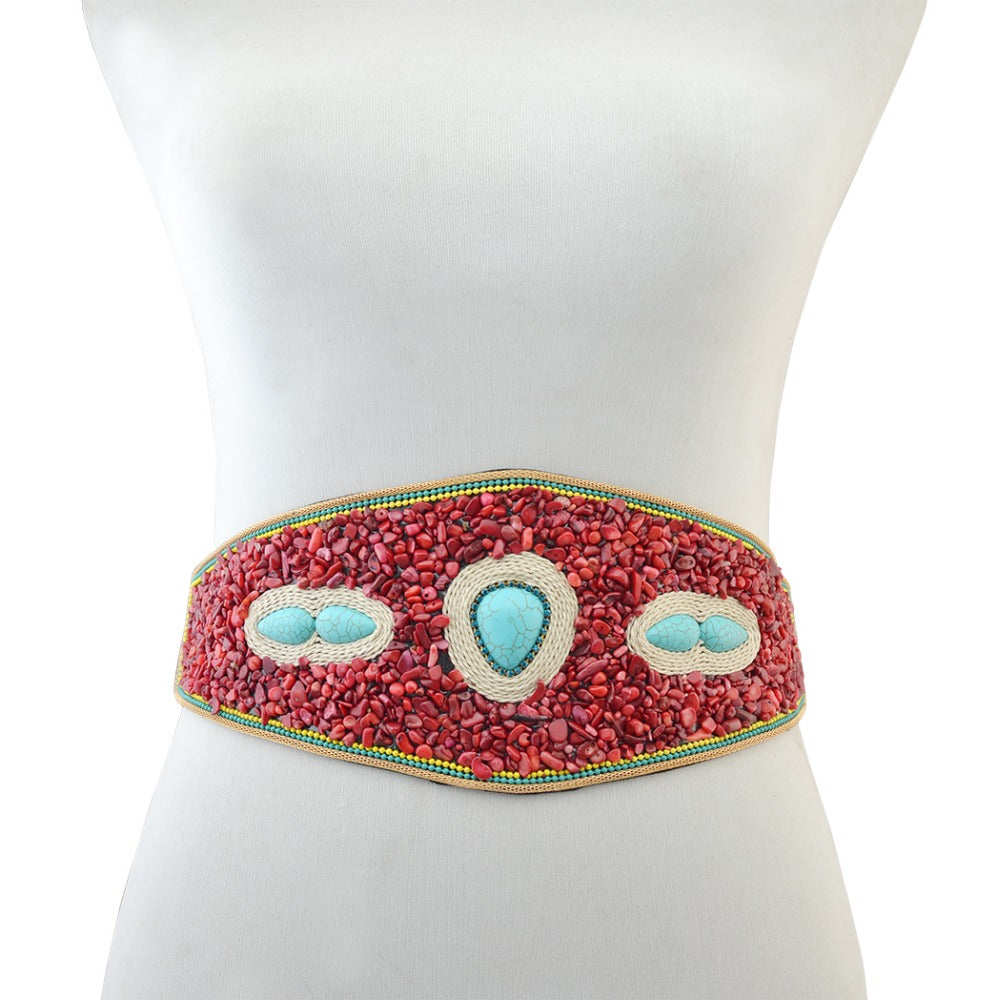 Bohemian Charm Belt with Beading