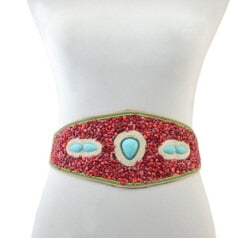 Bohemian Charm Belt with Beading