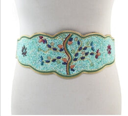 Bohemian Charm Belt with Beading