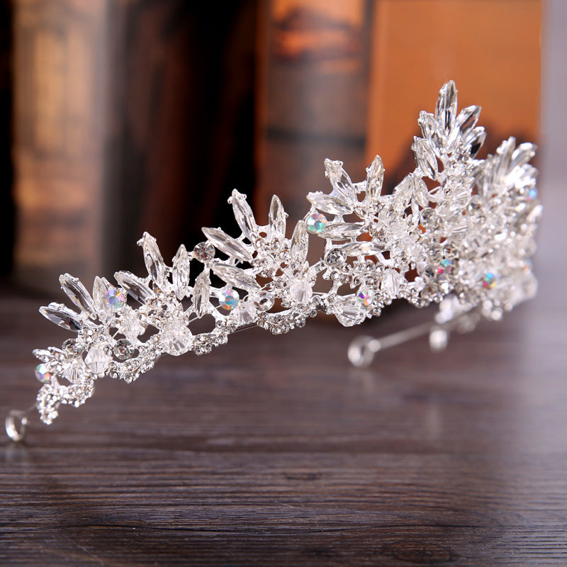 Ice Queen Crystals Crown Black or White.
