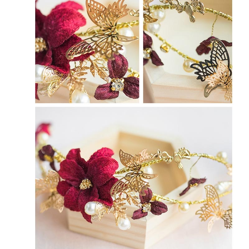 A Midsummer Eve Gold and Red Crown.