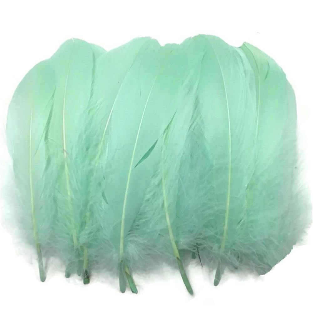 100pcs Goose Nagoire Feathers Plumes | 5-7inch/13-18cm | Crafting | Many Colours - Woodland Gatherer