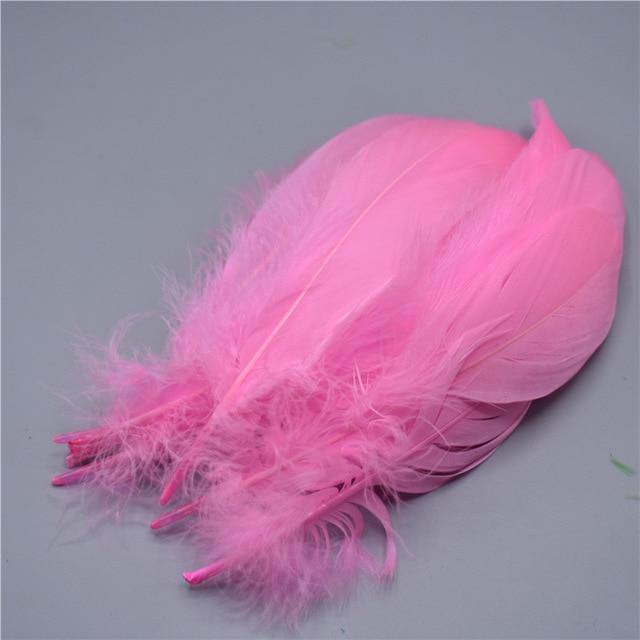 100pcs Goose Nagoire Feathers Plumes | 5-7inch/13-18cm | Crafting | Many Colours - Woodland Gatherer