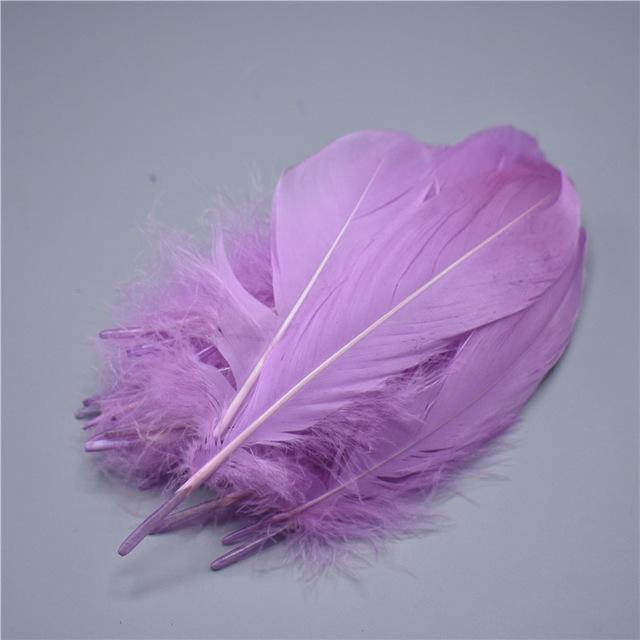 100pcs Goose Nagoire Feathers Plumes | 5-7inch/13-18cm | Crafting | Many Colours - Woodland Gatherer