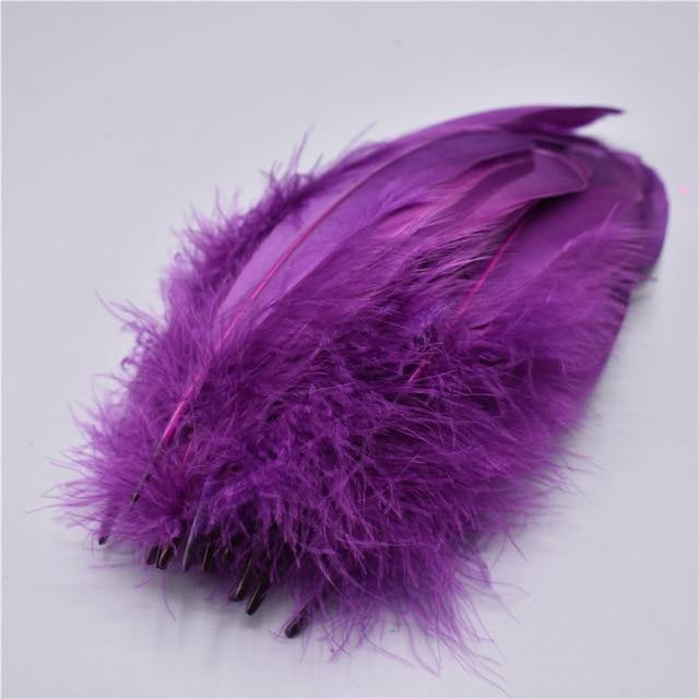 100pcs Goose Nagoire Feathers Plumes | 5-7inch/13-18cm | Crafting | Many Colours - Woodland Gatherer