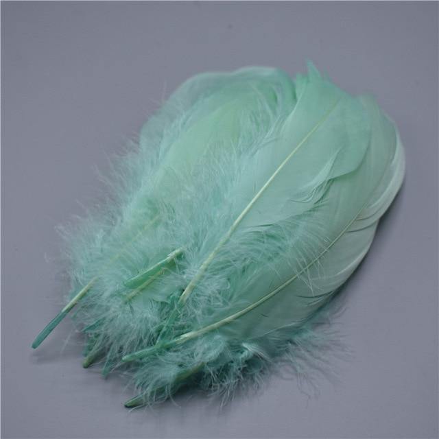 100pcs Goose Nagoire Feathers Plumes | 5-7inch/13-18cm | Crafting | Many Colours - Woodland Gatherer