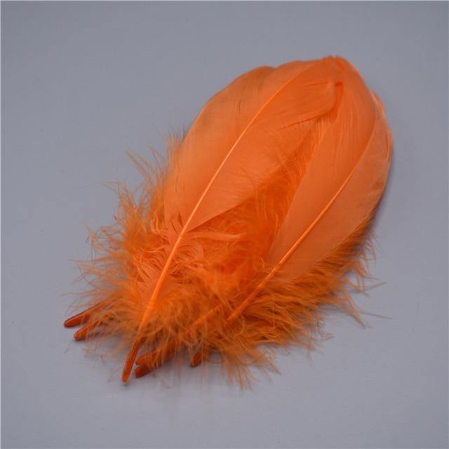 100pcs Goose Nagoire Feathers Plumes | 5-7inch/13-18cm | Crafting | Many Colours - Woodland Gatherer