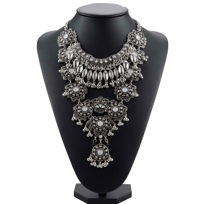 Gypsy Vintage Maxi Statement Necklace