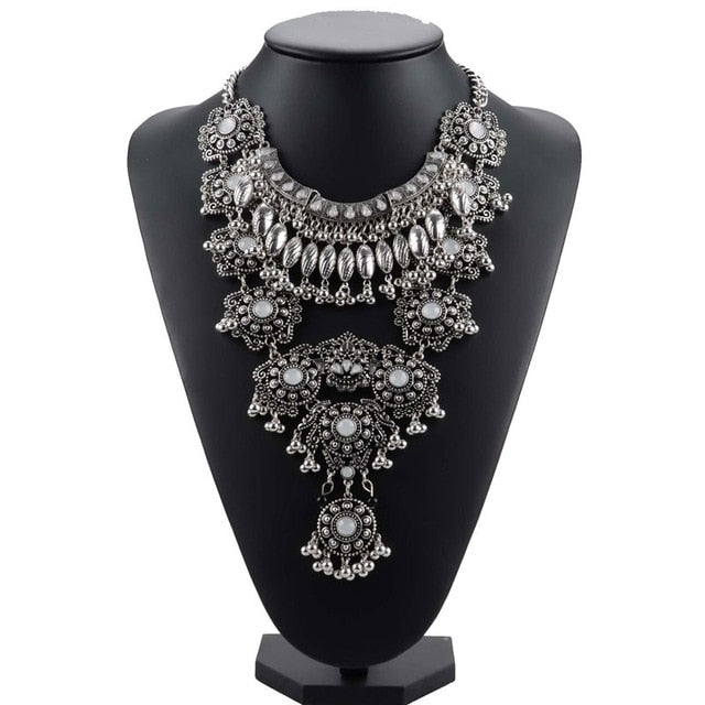 Gypsy Vintage Maxi Statement Necklace