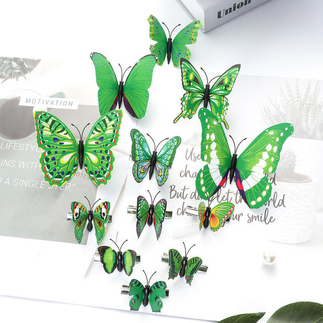 Woodland Dryad Butterfly Hairclips