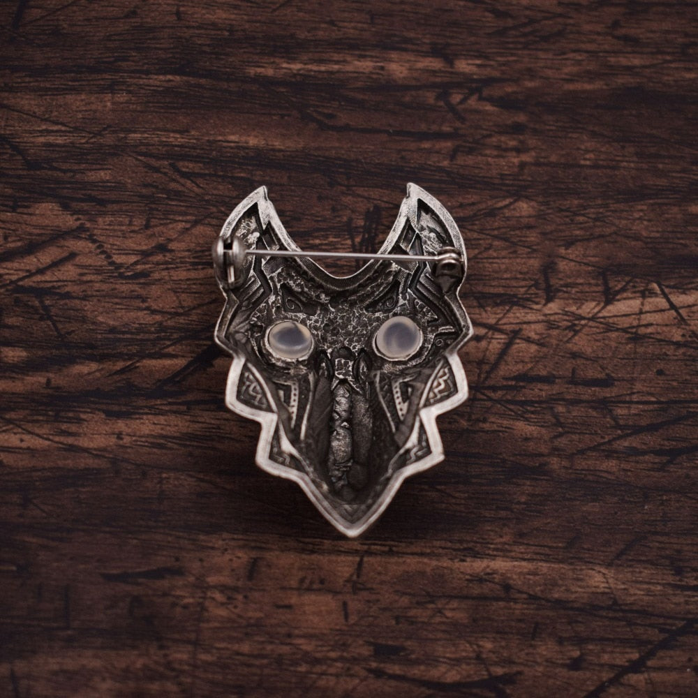 Celtic Wolf Brooch