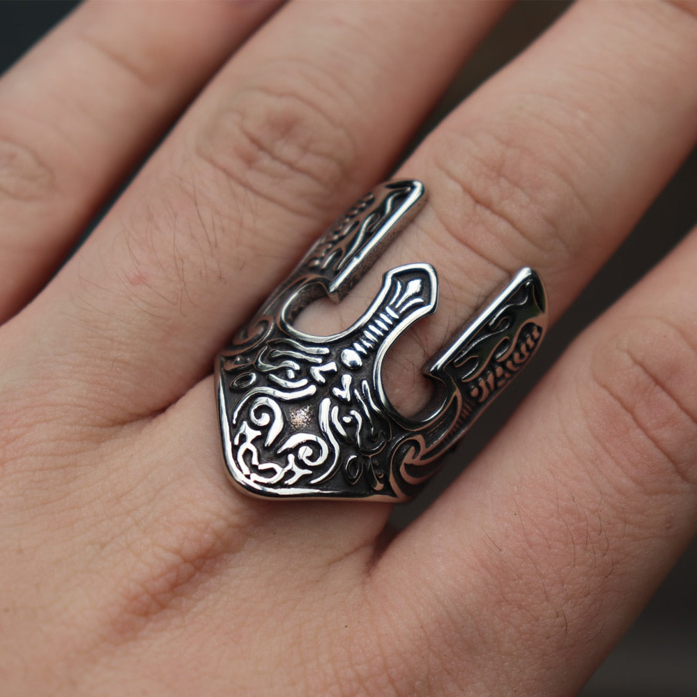 norse mythology viking stainless steel ring australian online gift shop gifts for men mens jewellery