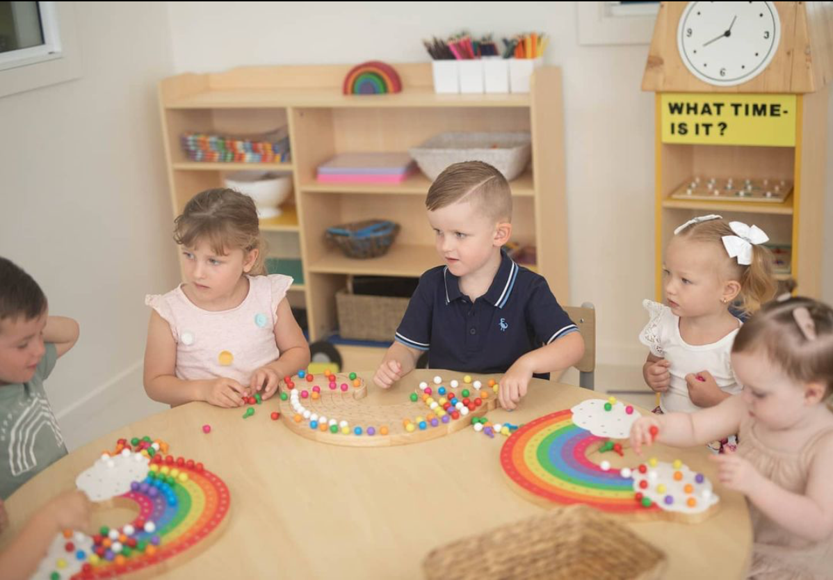 Little Pegs Rainbow Peg Boards | Australian Early Educational Toys - Woodland Gatherer