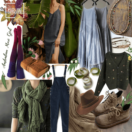 The Australian Mori Girl Aesthetic - Woodland Gatherer