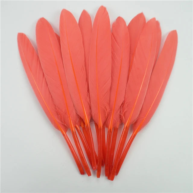 100pcs 10-15cm Dyed Duck Feathers DIY Crafts