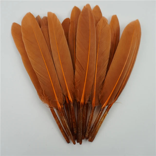 100pcs 10-15cm Dyed Duck Feathers DIY Crafts