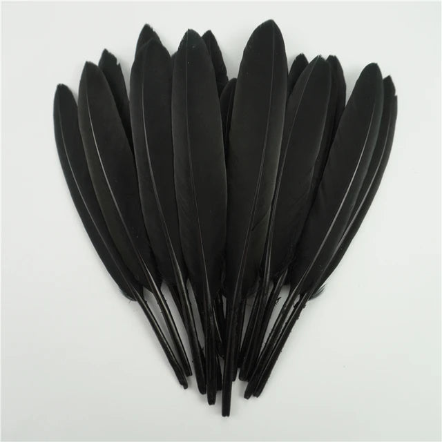 100pcs 10-15cm Dyed Duck Feathers DIY Crafts