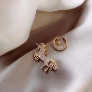 Cute Pegasus Stud Earrings