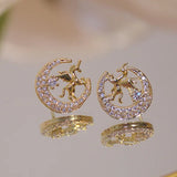 Cute Pegasus Stud Earrings