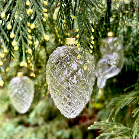 5 Pieces x DIY Paintable Fillable Christmas Decoration Glass Ornaments 110*50mm