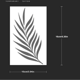 Narrow Leaves Temporary Tattoo