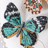 Beginner Butterfly Embroidery Kits With Hoop DIY Brooch Embroidery Kit