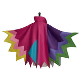 Deltarune Spamton Neo Cosplay Costumes Game Colourful Stand Collar Cape Unisex Cloak