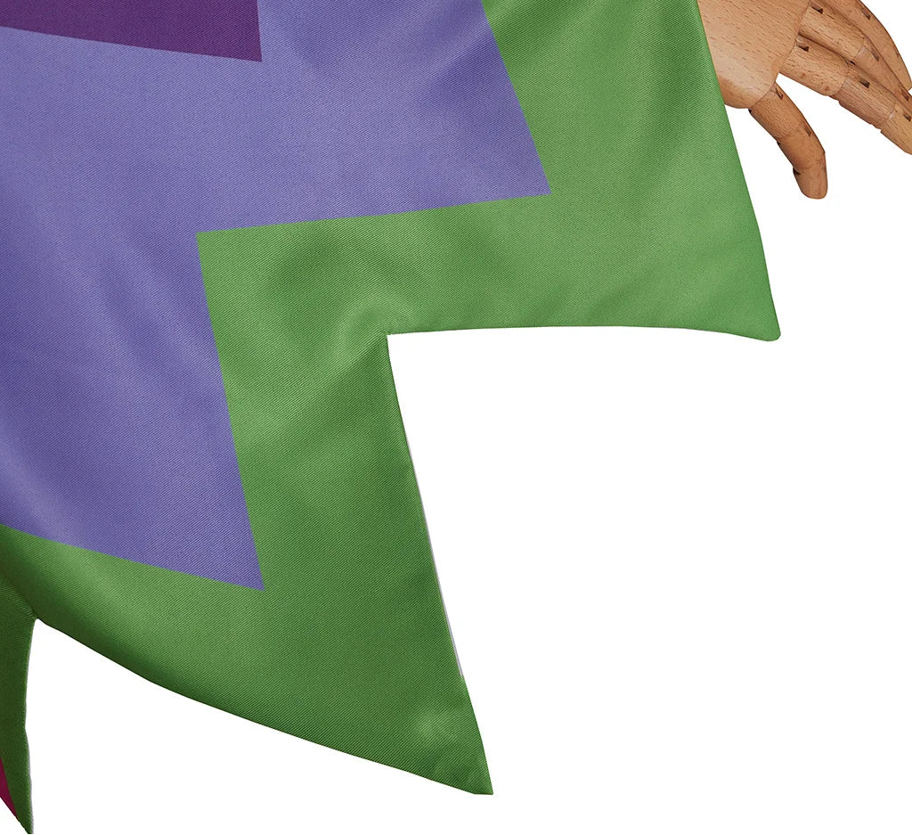 Deltarune Spamton Neo Cosplay Costumes Game Colourful Stand Collar Cape Unisex Cloak