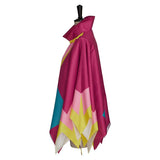 Deltarune Spamton Neo Cosplay Costumes Game Colourful Stand Collar Cape Unisex Cloak