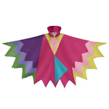 Deltarune Spamton Neo Cosplay Costumes Game Colourful Stand Collar Cape Unisex Cloak