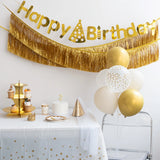1.5m Gorgeous Fringe Tassel Banner Party Foil Garlands Wall Ceiling Decoration