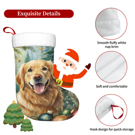 Golden Retriever Christmas Stockings
