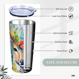Woodland Deer 20oz Stainless Steel Straw Lid Cup