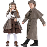 Sherlock and Enola Holmes Cosplay Detective Costumes
