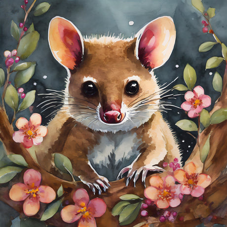 Poppy Possum Cushion Cover