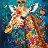 Garden Giraffe Cushion Cover